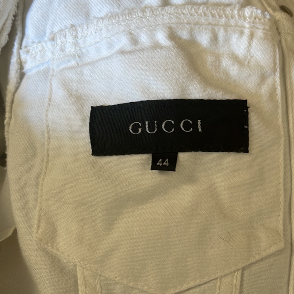 🔴 Gucci couture vintage denim jacket. EU 44 - Picture 5 of 7
